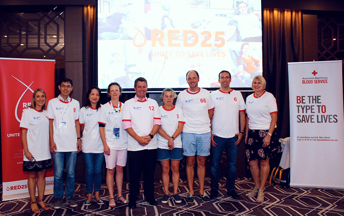 Fresenius Australia Red 25 team members