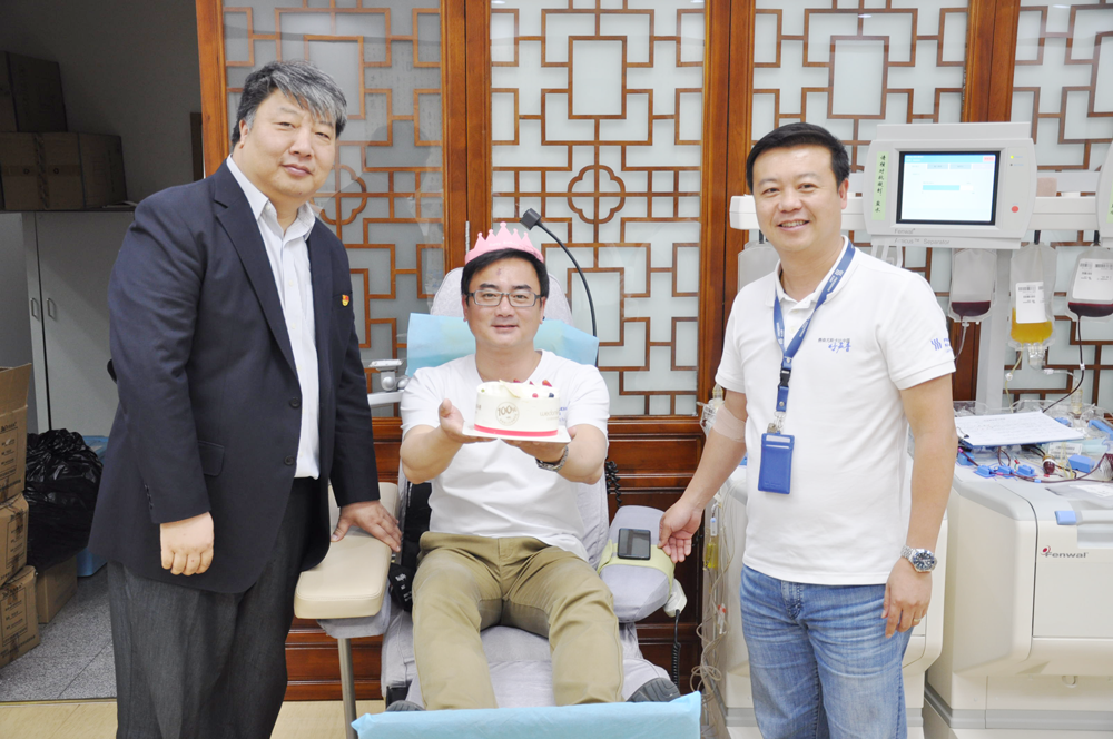Fresenius Kabi China Blood Donation Day - Colleague Duan Minghui