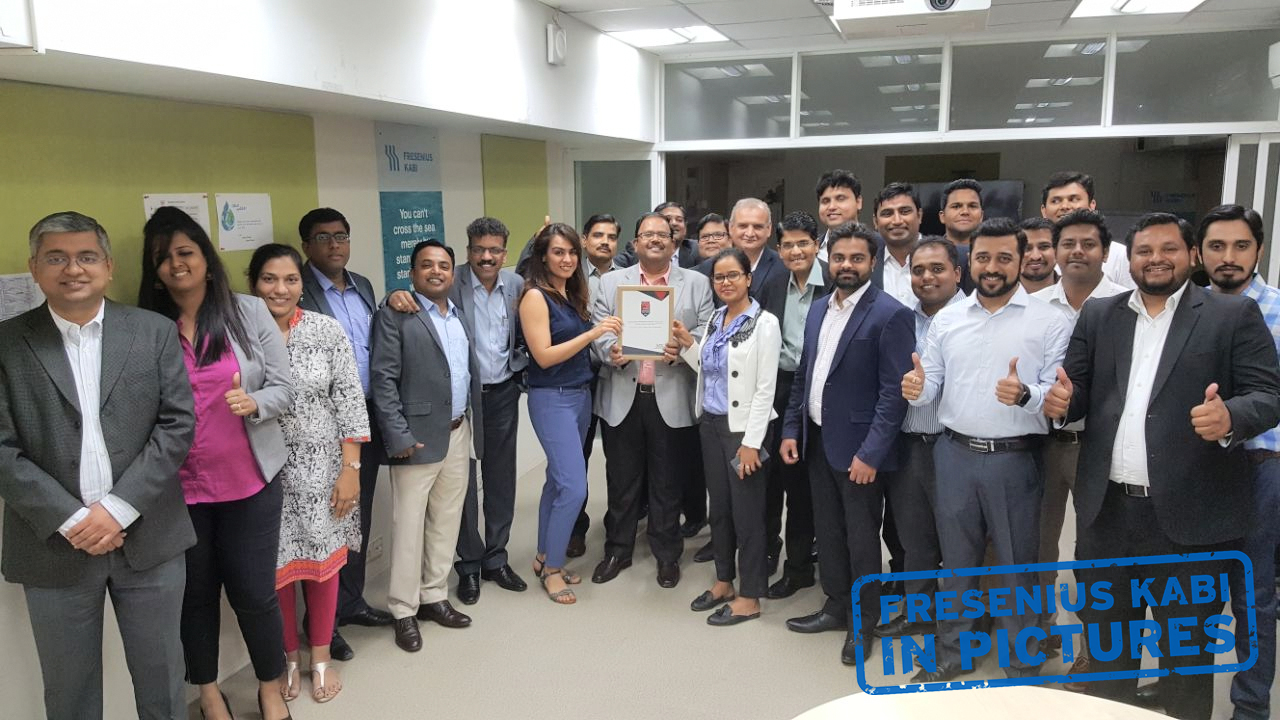 Fresenius Kabi India is certified as one of the Top 100 Great Places to Work in 2018