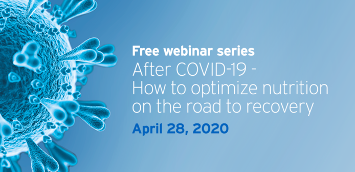 Second issue of our webinar series about COVID-19 and implications on nutrition coming up on April 28