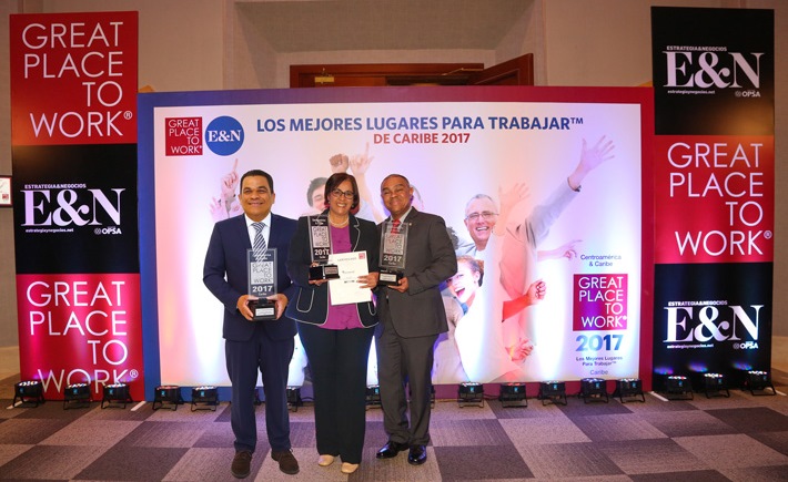 Award as “Great Place to Work” in the Dominican Republic